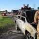 Illustration for article titled Hero National Guardsman Bends Door To Rescue Man From Burning SUV